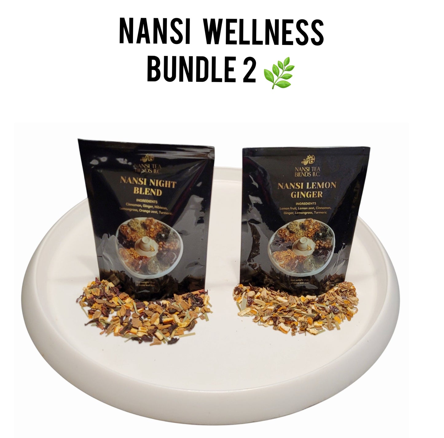 Nansi Wellness Tea Bundle 2 🌿  Total Weight: 4 oz