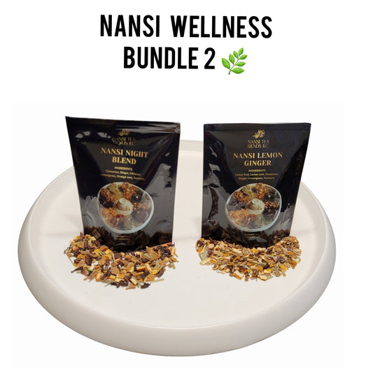 Nansi Wellness Tea Bundle 2 🌿  Total Weight: 4 oz